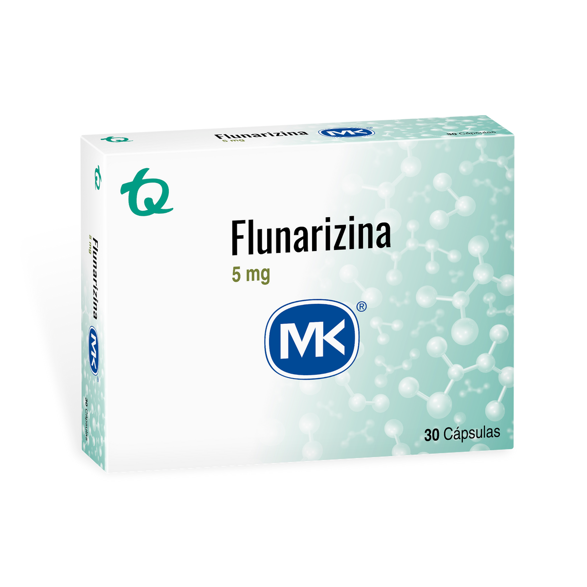 Flunarizina 5 mg MK Caja x 30 Cápsulas