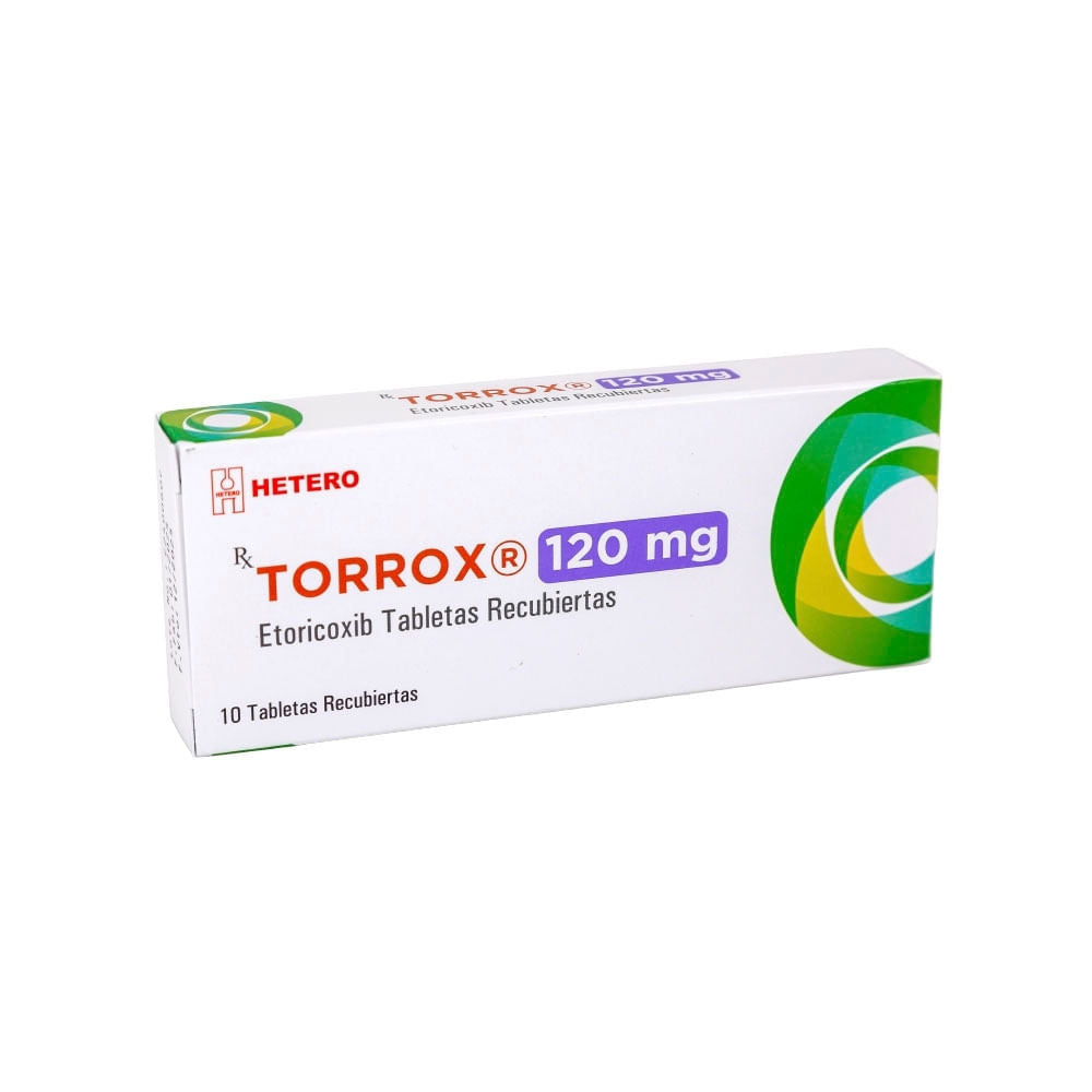 Torrox 120 mg Caja x 10 Tabletas ( Etoricoxib )