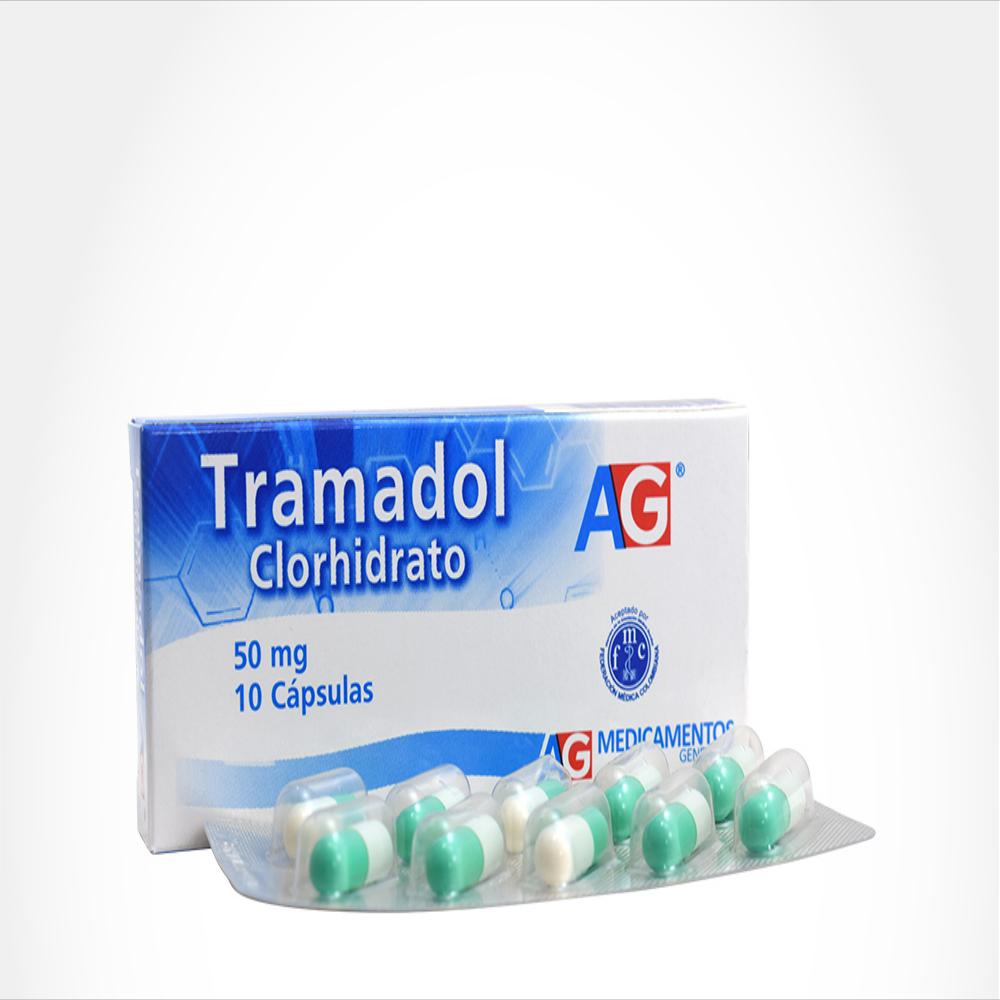 Tramadol AG 50 mg Caja x 10 Cápsulas