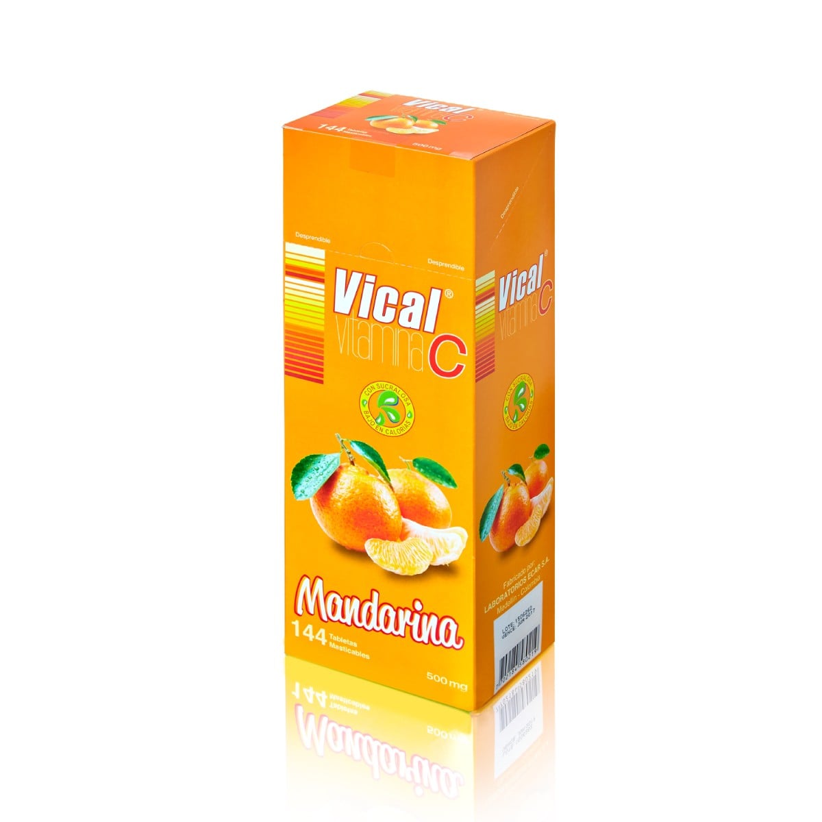 Vical Vitamina C Sabor Mandarina Tableta Masticable