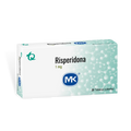 Risperidona 1mg MK Caja x 20 Tabletas