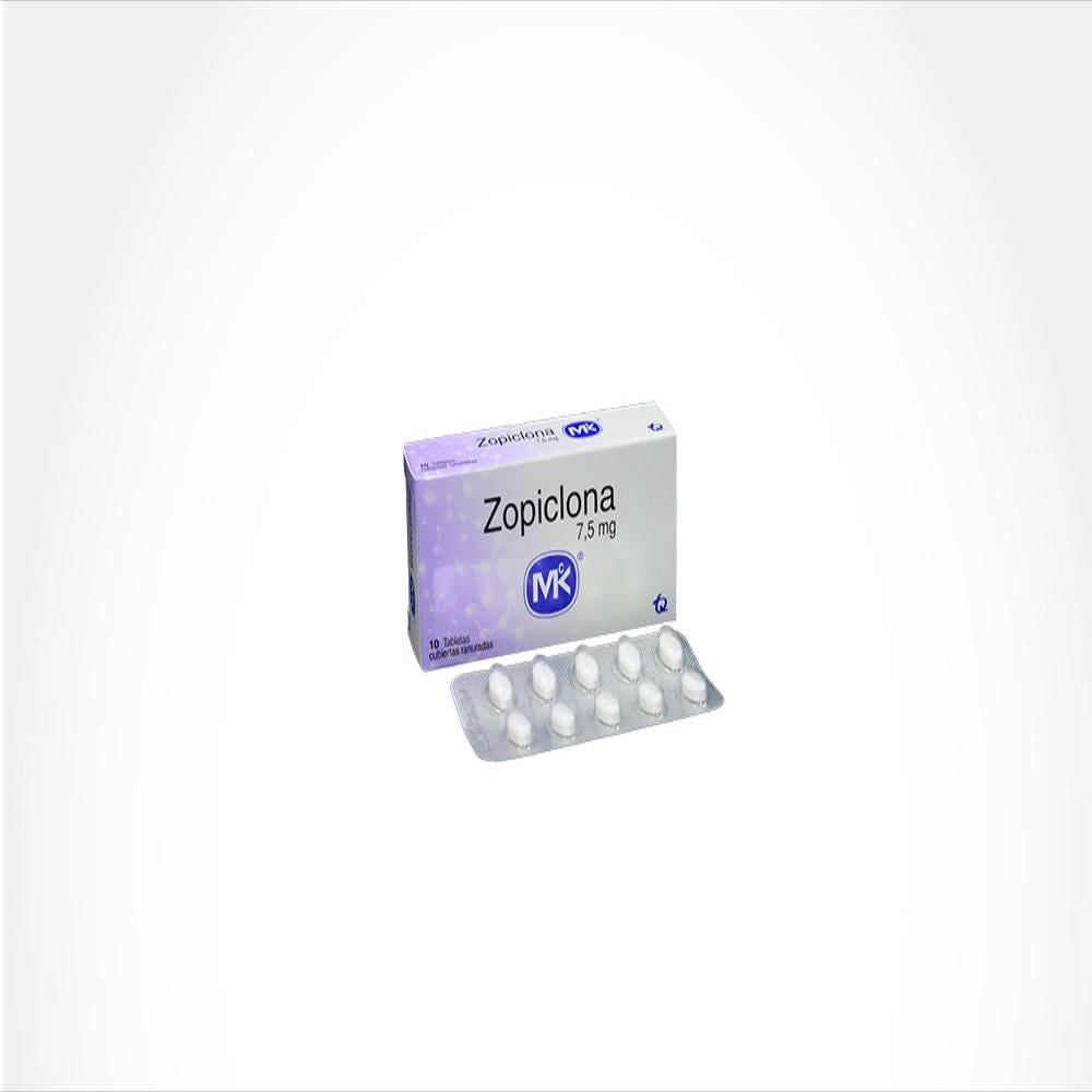 Zopiclona MK 7.5 mg Caja x 10 Tabletas